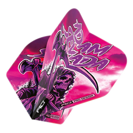 Adam Sevada Hardcore Premium No2 Dart Flights by Red Dragon - view 3