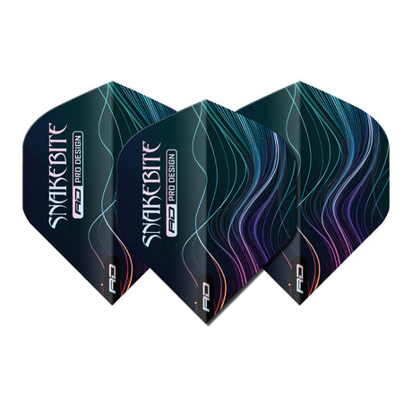 Peter Wright Multi Hardcore Premium No2 Dart Flights by Red Dragon - view 2