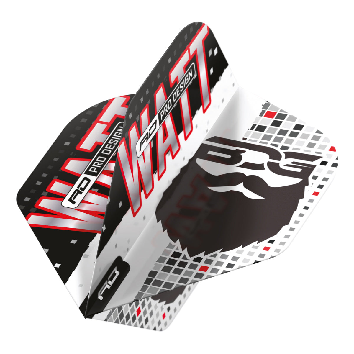 Jason Watt BDG Hardcore Premium No2 Dart Flights by Red Dragon - view 3