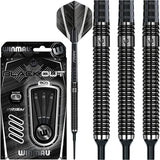 Winmau Blackout 90% Tungsten Soft Tip Darts - Straight Barrel - view 2