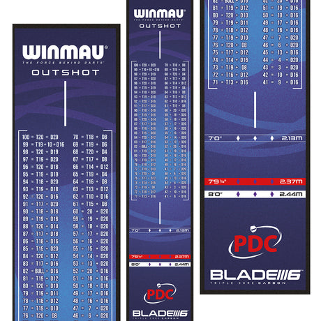 Winmau Outshot Soft Feel Dart Mat - view 3