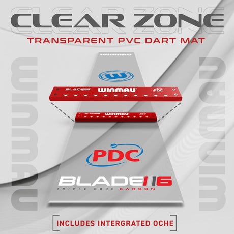 Clearzone PVC Dart Mat with Integrated Oche by Winmau - view 7