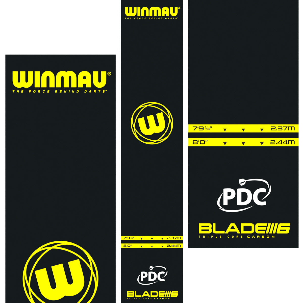 Pro Zone Essential PVC Dart Mat by Winmau - view 3