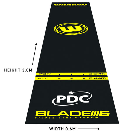Pro Zone Essential PVC Dart Mat by Winmau - view 4