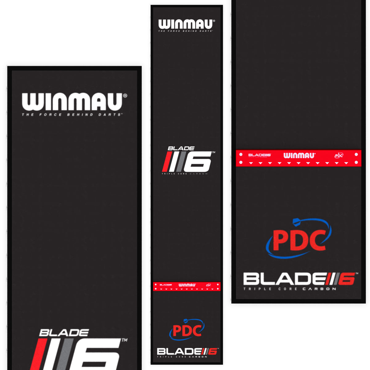 Pro Zone Precision Blade 6 Soft Feel Dart Mat & Integrated Oche by Winmau - view 2