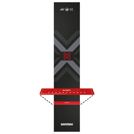 Winmau Blade X Pro Zone PVC Dart Mat & Integrated Oche - view 4