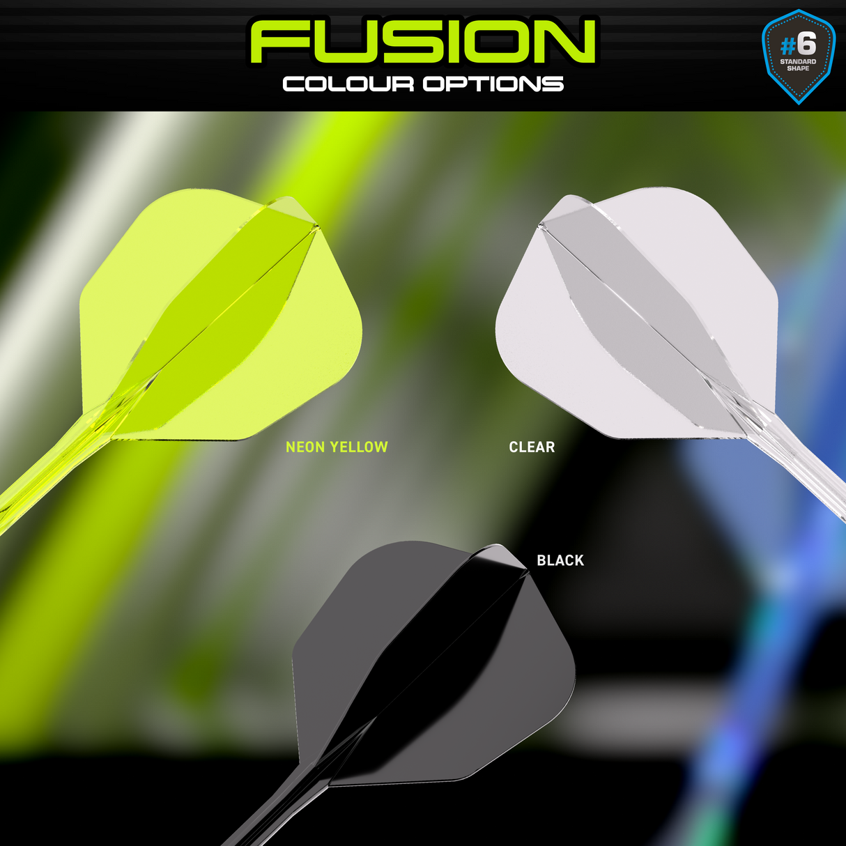 Fusion Integrated Flight & Shaft Clear No6 by Winmau - view 22