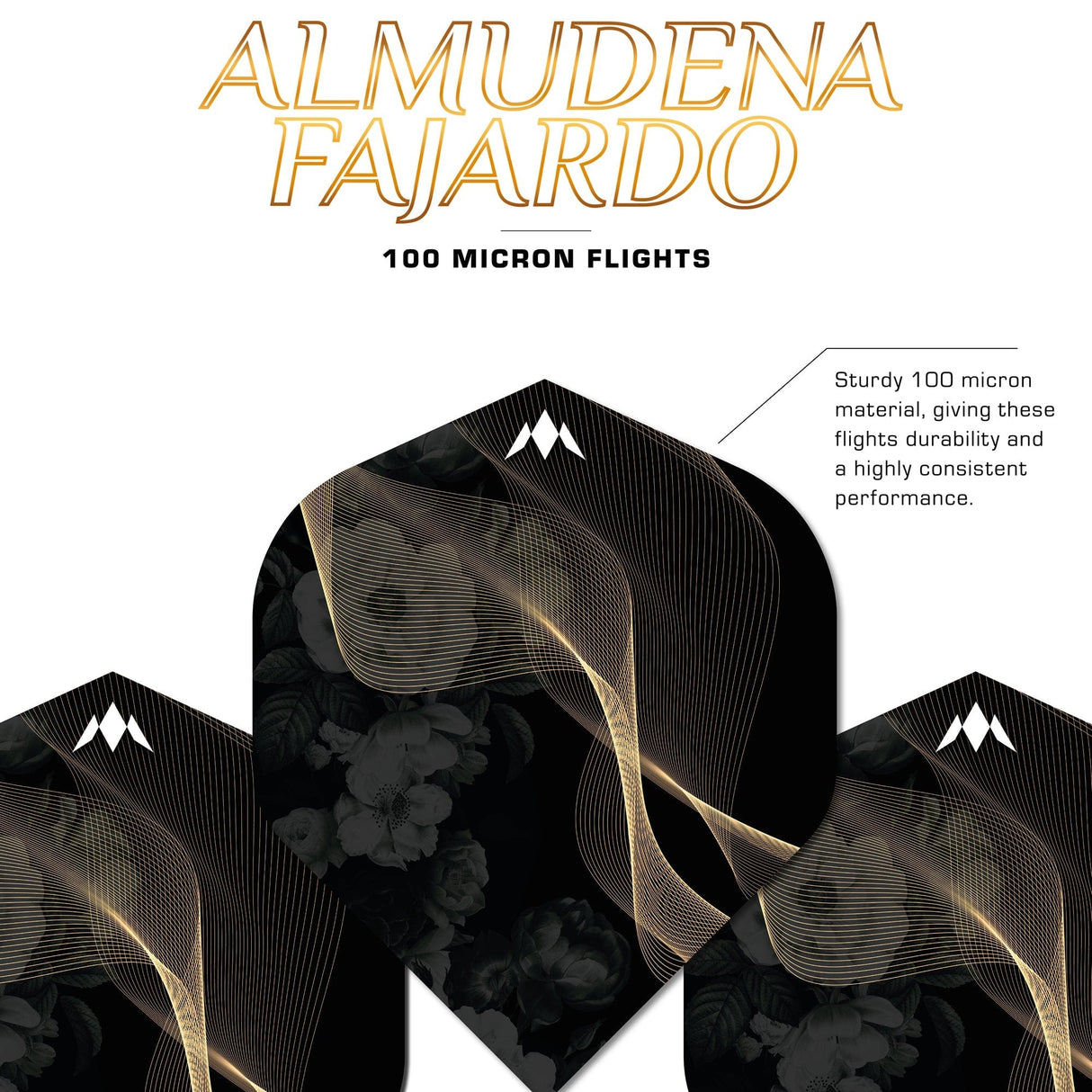 *Mission Solo Dart Flights - 100 Micron - Std - No2 - Almudena Fajardo - view 3