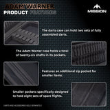 Mission Darts Players- EVA Dart Case - Adam Warner - view 4