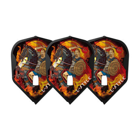 L-Style Alexander Merkx PRO Dart Flights Black L3 Shape