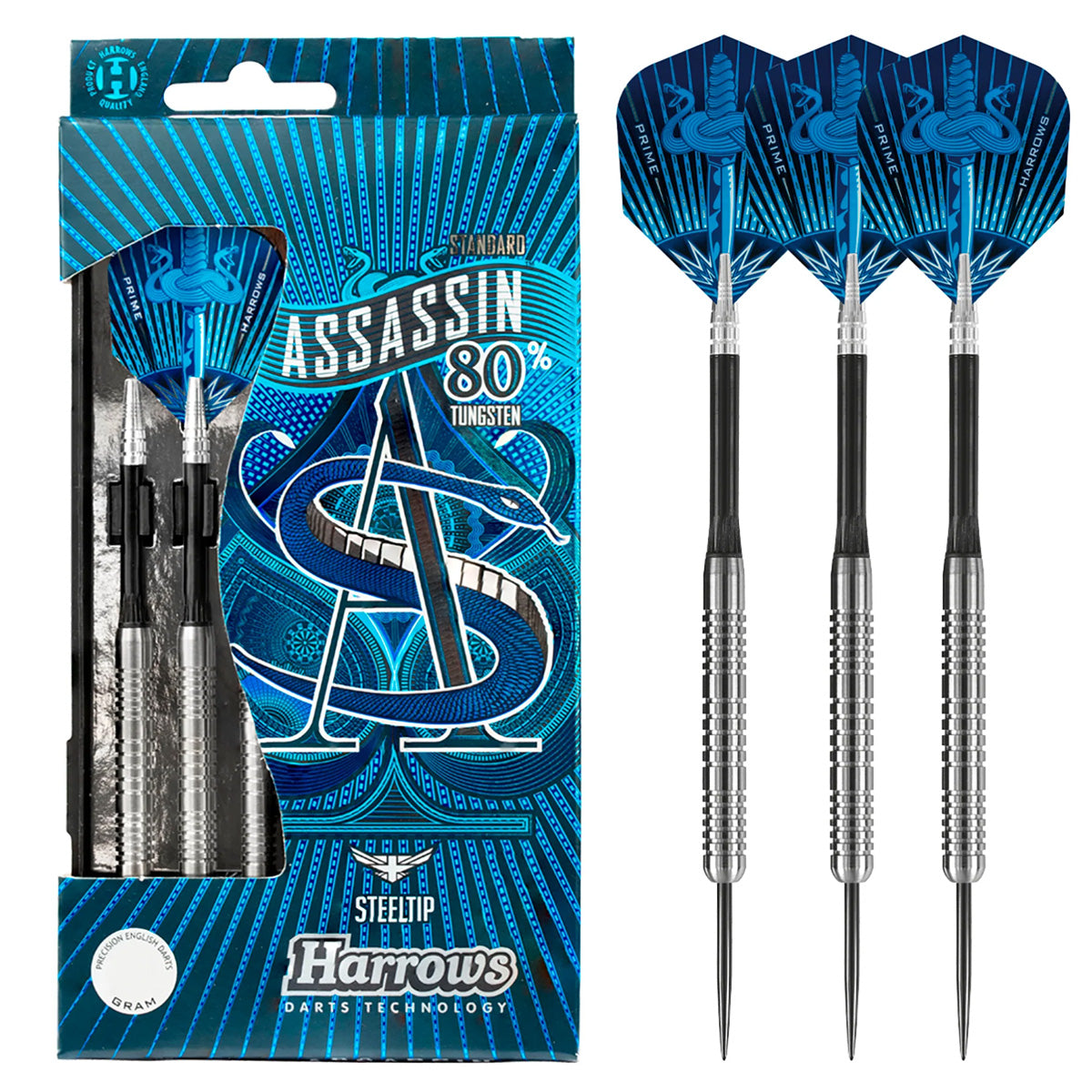 Harrows Assassin Ringed 80% Tungsten Steel Tip Darts - view 19