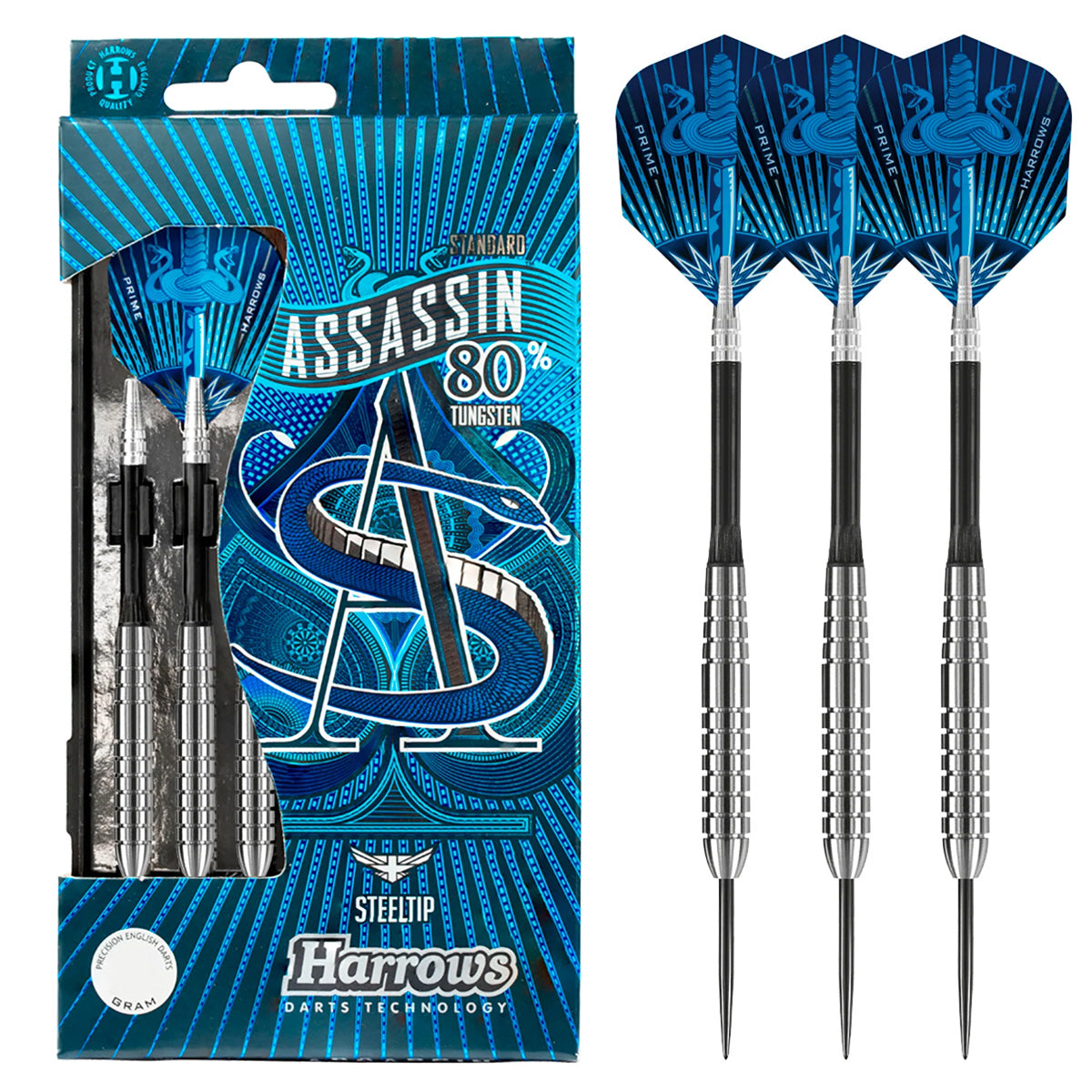 Harrows Assassin Ringed 80% Tungsten Steel Tip Darts - view 31