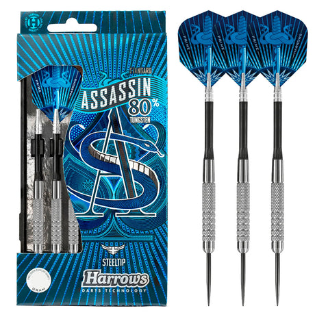 Harrows Assassin Knurled 80% Tungsten Steel Tip Darts - view 13