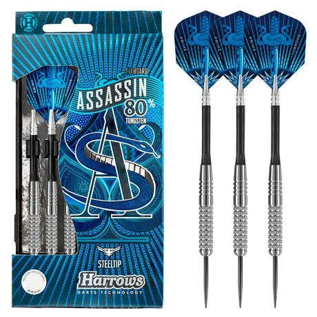 Harrows Assassin Knurled 80% Tungsten Steel Tip Darts - view 25
