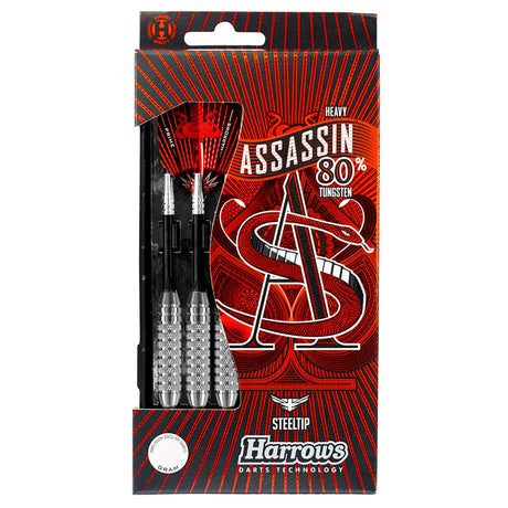 Harrows Assassin Knurled Heavy 80% Tungsten Darts - view 10