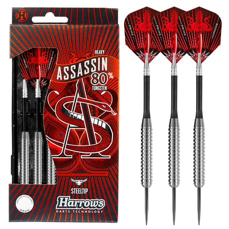 Harrows Assassin Ringed Heavy 80% Tungsten Darts - view 7