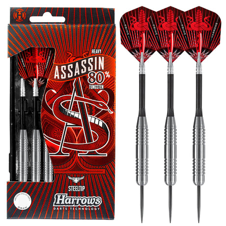 Harrows Assassin Ringed Heavy 80% Tungsten Darts - view 19