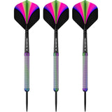 Mission Aurora Darts - Steel Tip - 90% Tungsten - Coral PVD - view 2
