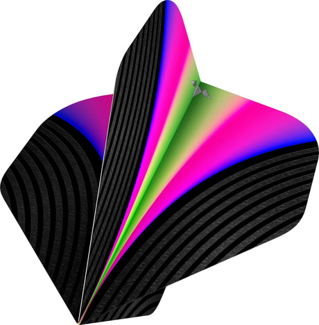 Mission Solo Dart Flights - 100 Micron - Std - No2 - Aurora - view 2