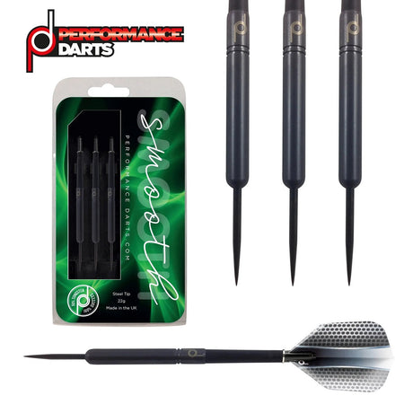 Performance Darts Smooth 90% Tungsten Steel Tip Darts