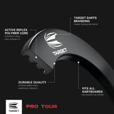Target Professional Pro Tour Black Dartboard Surround - view 2