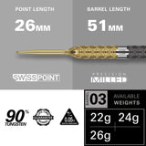 Cult Envy 03 90% Tungsten SP Steel Tip Darts by Target - The Darts Shop