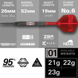 Gabriel Clemens 95K 95% Tungsten SP Steel Tip Darts by Target - The Darts Shop