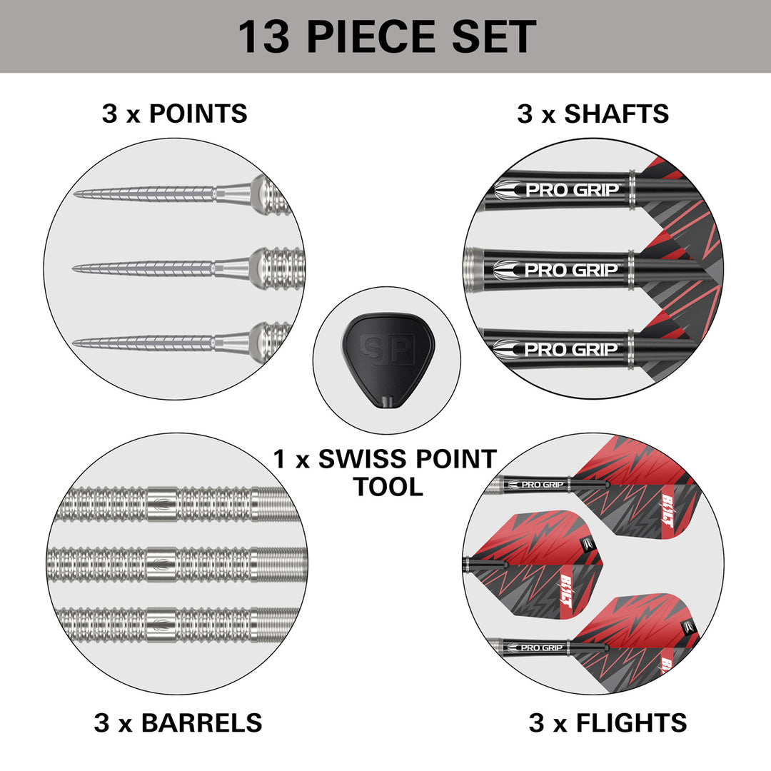 Sebastian Bialecki 90% Tungsten SP Steel Tip Darts by Target - The Darts Shop
