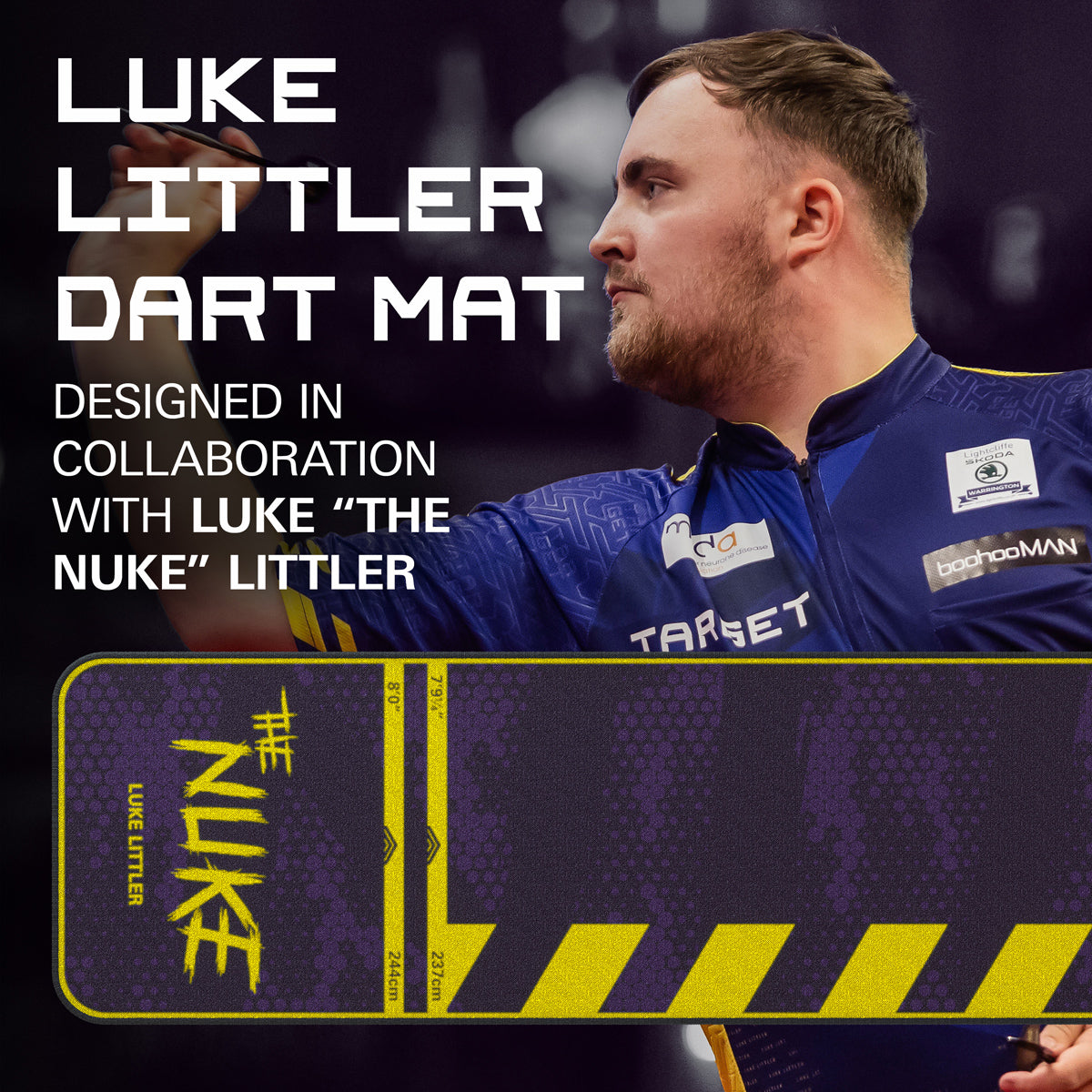 Luke 'The Nuke' Littler Dart Mat by Target - view 2