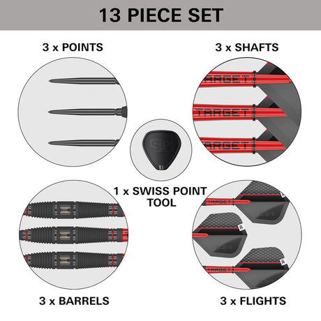 Scope 03 90% Tungsten SP Steel Tip Darts by Target - The Darts Shop