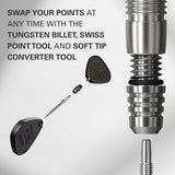 2ba Swiss Converter Black by Target - view 3