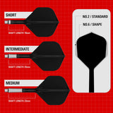 Target K-Shift Black No2 Integrated Flights & Shafts - view 5