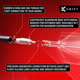 Target K-Shift Black No6 Integrated Flights & Shafts - view 3