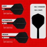 Target K-Shift Black No6 Integrated Flights & Shafts - view 5