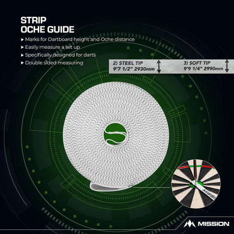 *Mission Measuring Tape Strip - Board And Oche Guide - Easy Set Up - view 4