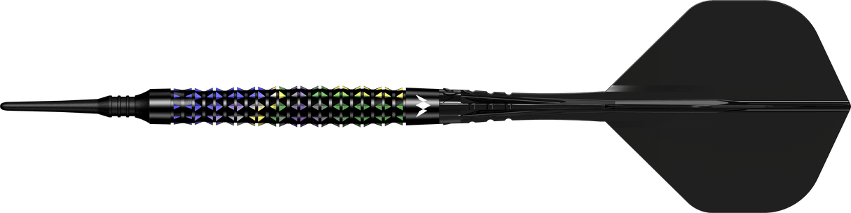Mission Black Opal Darts - Soft Tip - 95% Tungsten - Black & Coral PVD - view 8