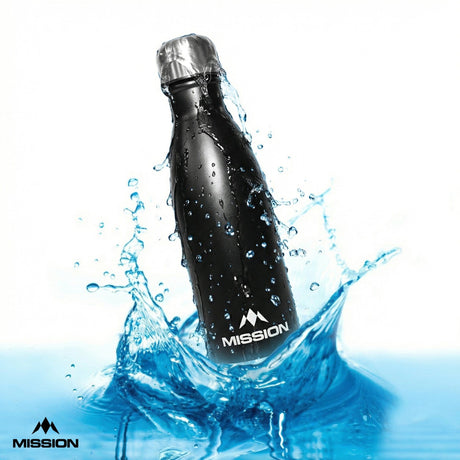 Mission Water Bottle - Stainless Steel - 500ml - Black - view 3