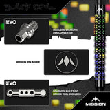 Mission Black Opal Darts - Soft Tip - 95% Tungsten - Black & Coral PVD - view 5