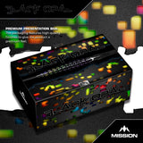 Mission Black Opal Darts - Steel Tip - 95% Tungsten - Black & Coral PVD - view 6
