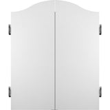 Mission Dartboard Cabinet - Deluxe Quality - Plain White