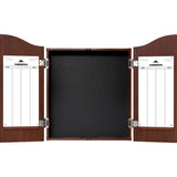 *Mission Dartboard Cabinet - Deluxe Quality - Plain Sedona Red - view 2