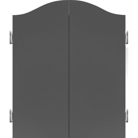 Mission Dartboard Cabinet - Deluxe Quality - Plain Grey - view 2