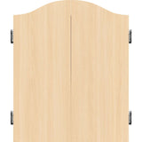 Mission Dartboard Cabinet - Deluxe Quality - Plain Light Oak - view 2