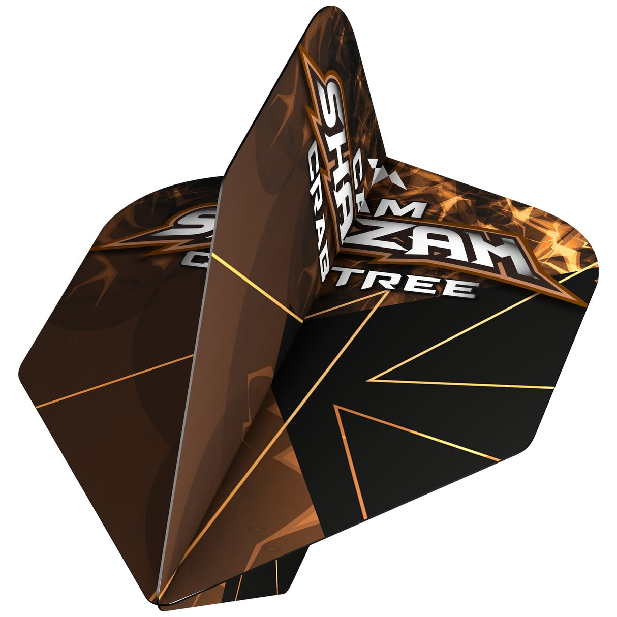 Mission Solo Dart Flights - 100 Micron - Standard No6 - Cam Crabtree - Bronze - view 2