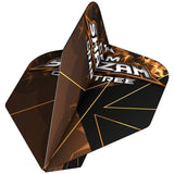 Mission Solo Dart Flights - 100 Micron - Standard No6 - Cam Crabtree - Bronze - view 2