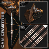 Mission Cam Crabtree Darts - Steel Tip  95% Tungsten - V2 - view 5