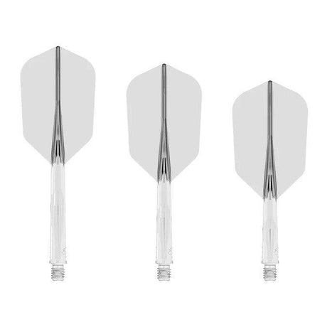 Mission Force 90 - New Moulded Flight & Shaft System - Clear - Slim - The Darts Shop