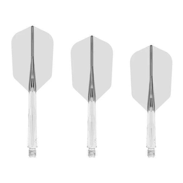 Mission Force 90 - New Moulded Flight & Shaft System - Clear - Slim - The Darts Shop