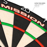 *Mission Samurai II Dartboard - Ultra Thin Wire - Professional Board - view 6