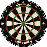 *Mission Samurai II Dartboard - Ultra Thin Wire - Professional Board